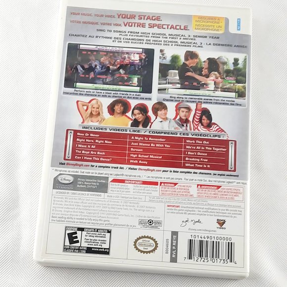 Disney Wii Sing it High School Musical 3 - Picture 3 of 4